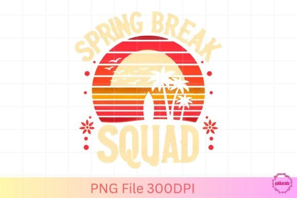 Download Spring Break Squad, Spring Trip Design - Sign Collection