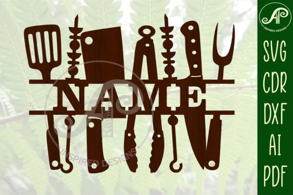 Download BBQ Tools Sign SVG Cut File - Sign Collection
