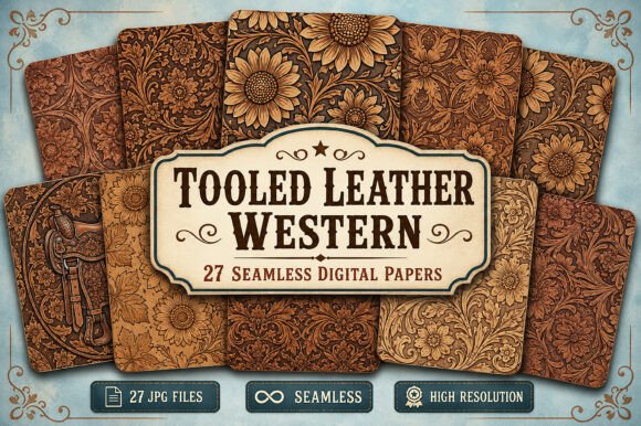 Download Tooled Leather Seamless Pattern - Premium Resources
