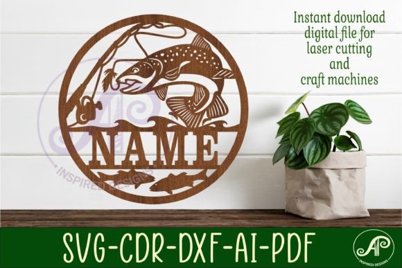 Download Fly Fishing Personalized Name Sign Svg - Sign Collection