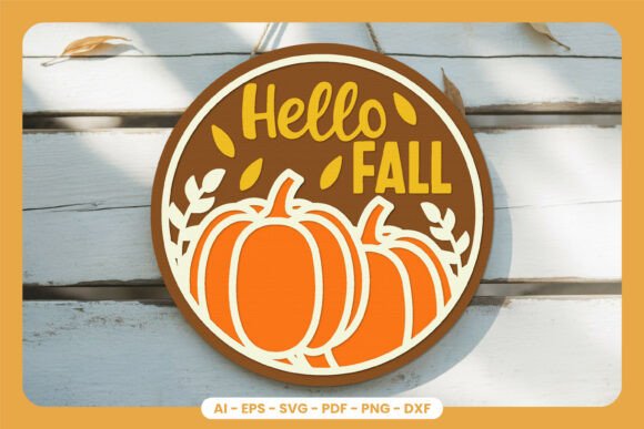 Download Fall Door Sign Lasercut - Sign Collection