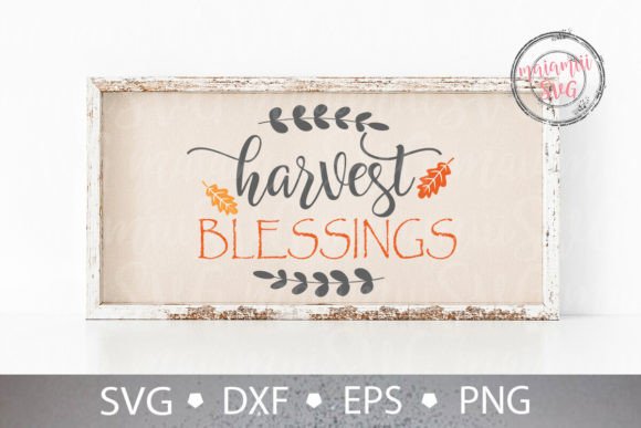 Download Harvest Blessings Svg, Fall Sign Svg - Sign Collection